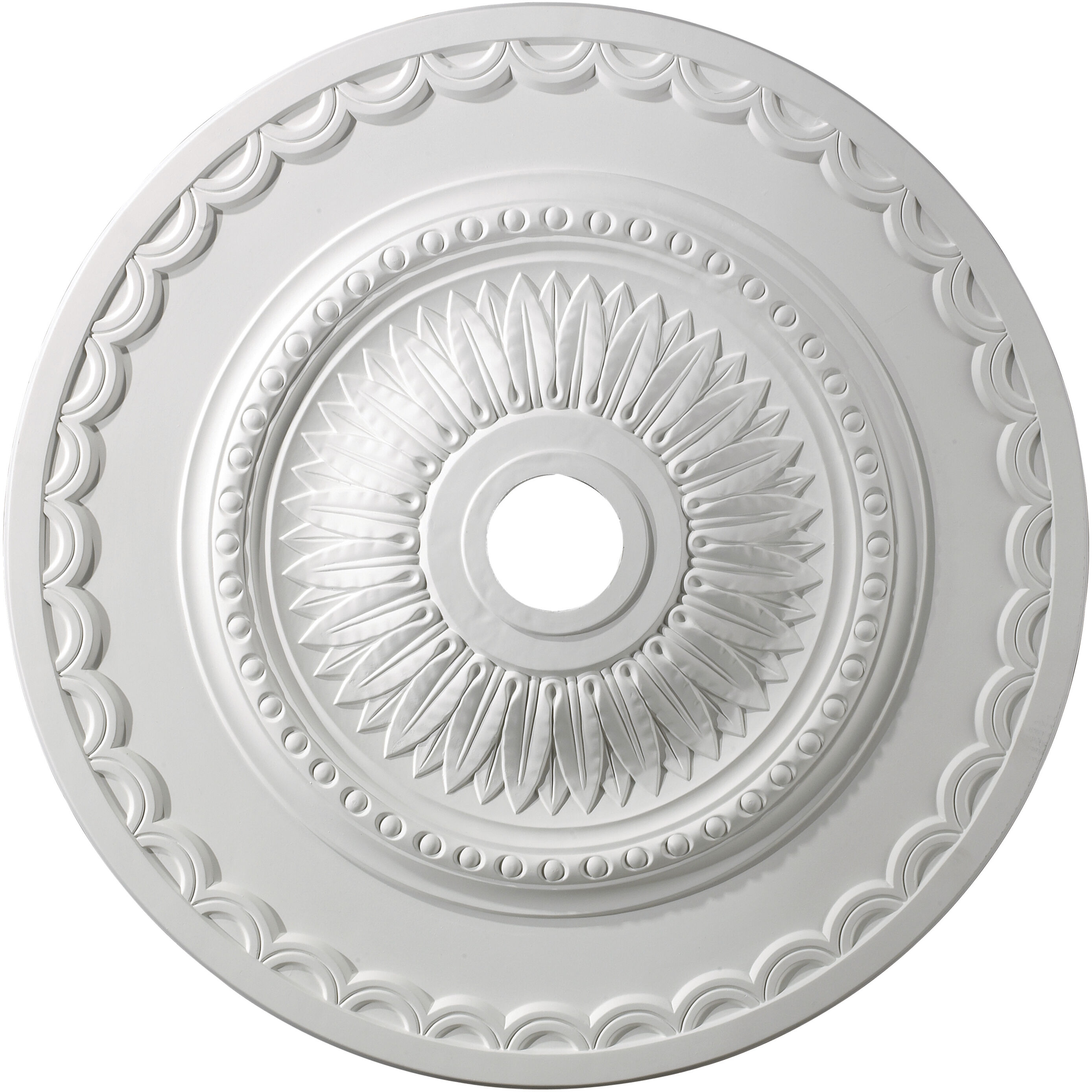 Brookdale White Medallion