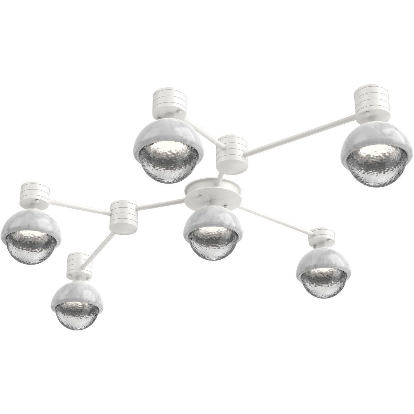 Cabochon 6 Light 48.60 inch Wall Sconce