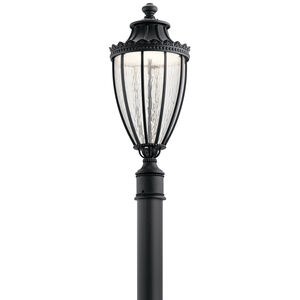 Wakefield LED 26 inch Textured Black Outdoor Post Lantern