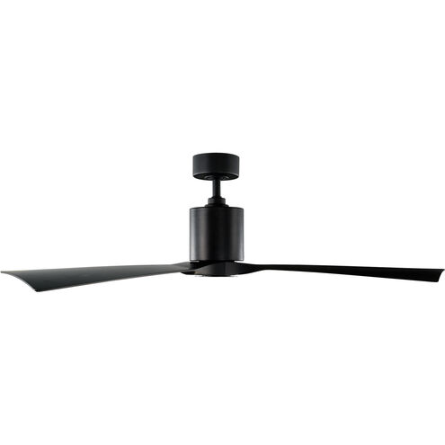 Aviator 54 inch Matte Black Downrod Ceiling Fan