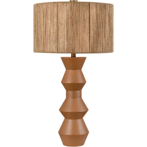 Belen 31 inch 9 watt Ochre Glazed Table Lamp Portable Light