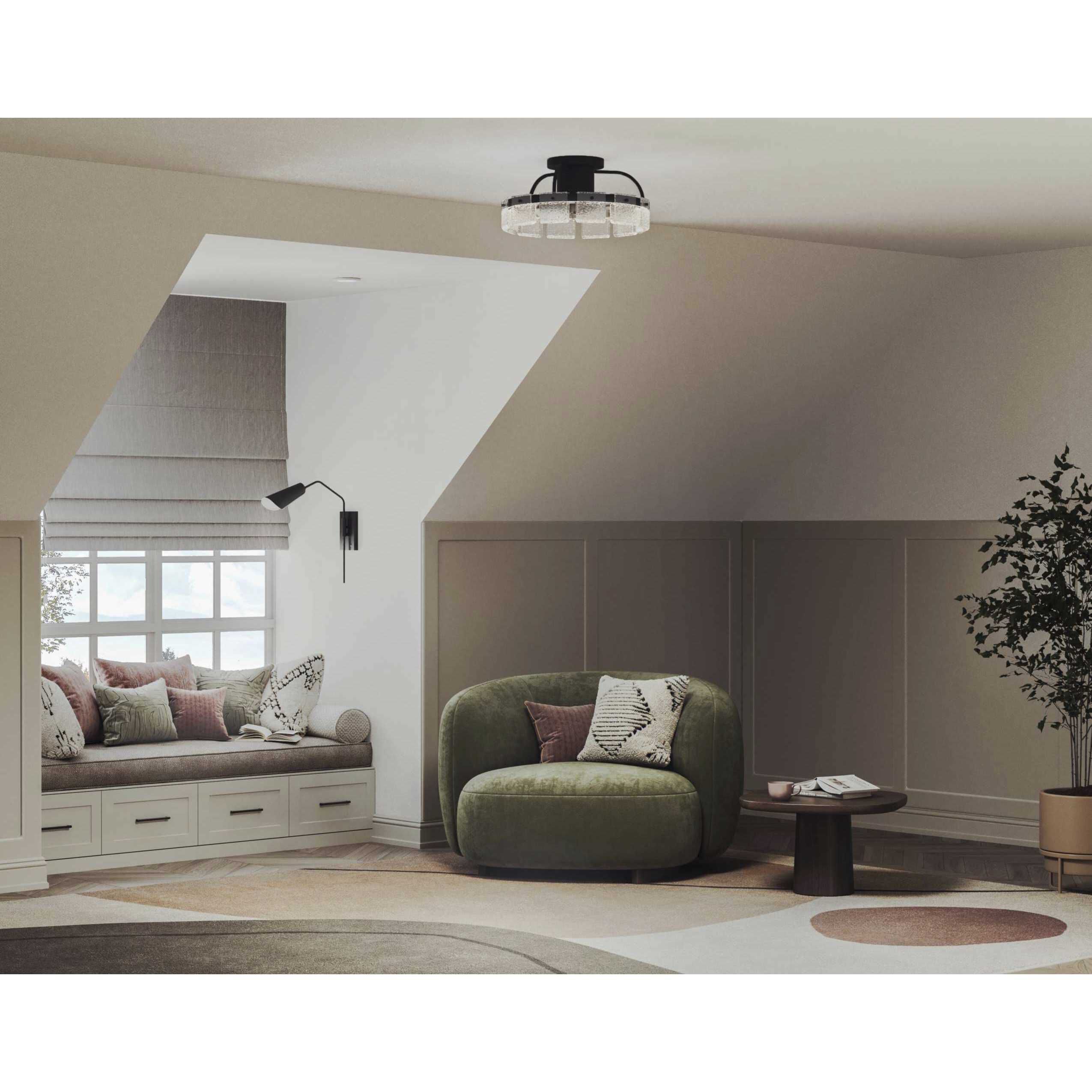 Cornett LED 4.5 inch Matte Black Wall Bracket Wall Light