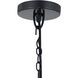 Kara 3 Light 20 inch Matte Black Pendant Ceiling Light