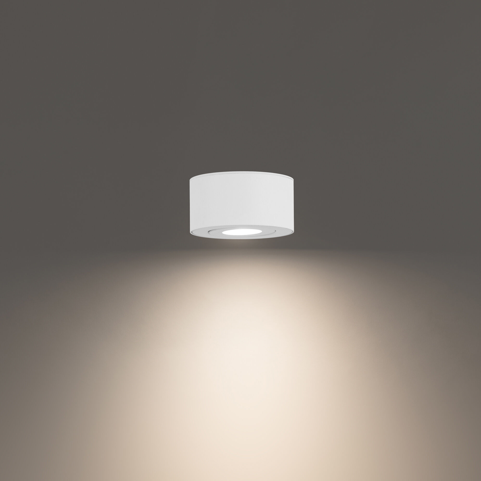 Peek LED 4.88 inch White Flush Mount Ceiling Light in 4000K, dweLED