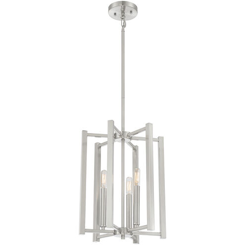 Benson 3 Light 13 inch Satin Nickel Pendant Ceiling Light, Essentials