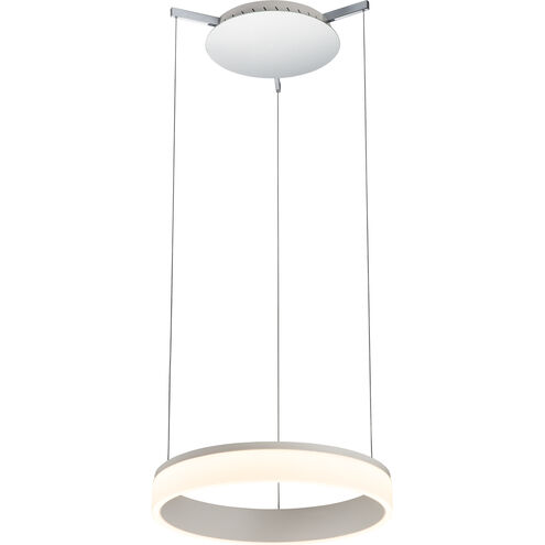 Halo 18 inch Chrome Pendant Ceiling Light