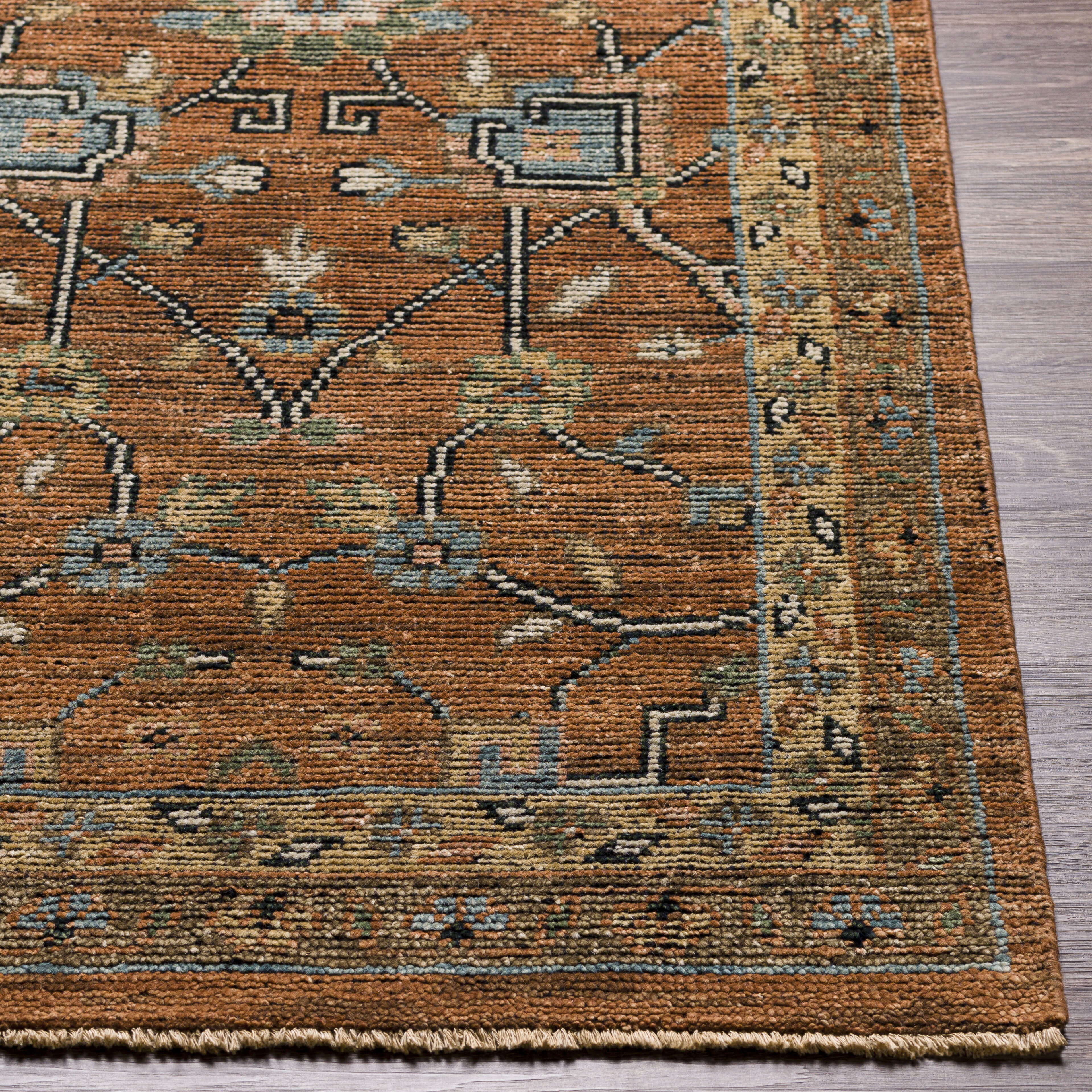 Reign 120 X 96 inch Dark Brown Rug in 8 x 10, Rectangle