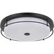 Kolson 1 Light 20 inch Black Flush Mount Ceiling Light