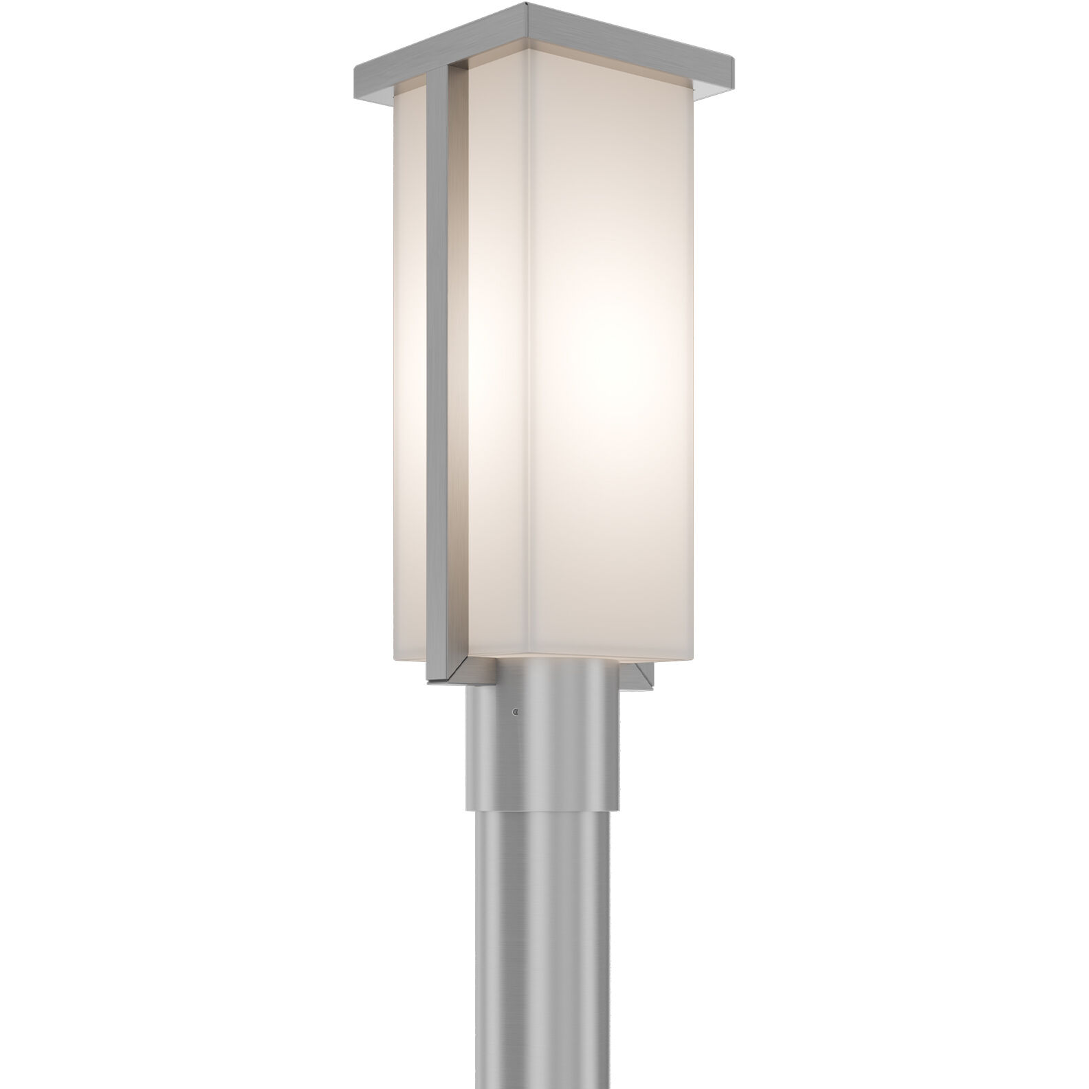 Ledge LED 16.8 inch Brushed Aluminum Outdoor Post Lighting in 2700K
