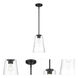 Ingo 1 Light 8 inch Matte Black Pendant Ceiling Light