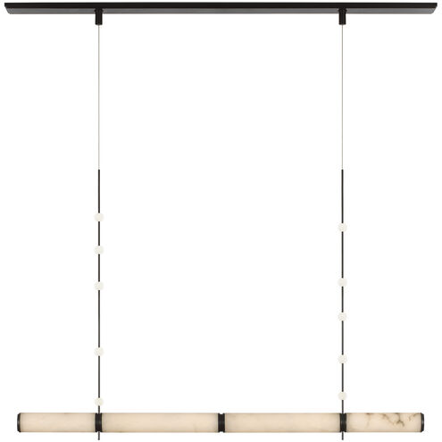 Anne-Marie Barton Marcell Linear Chandelier Ceiling Light in Bronze