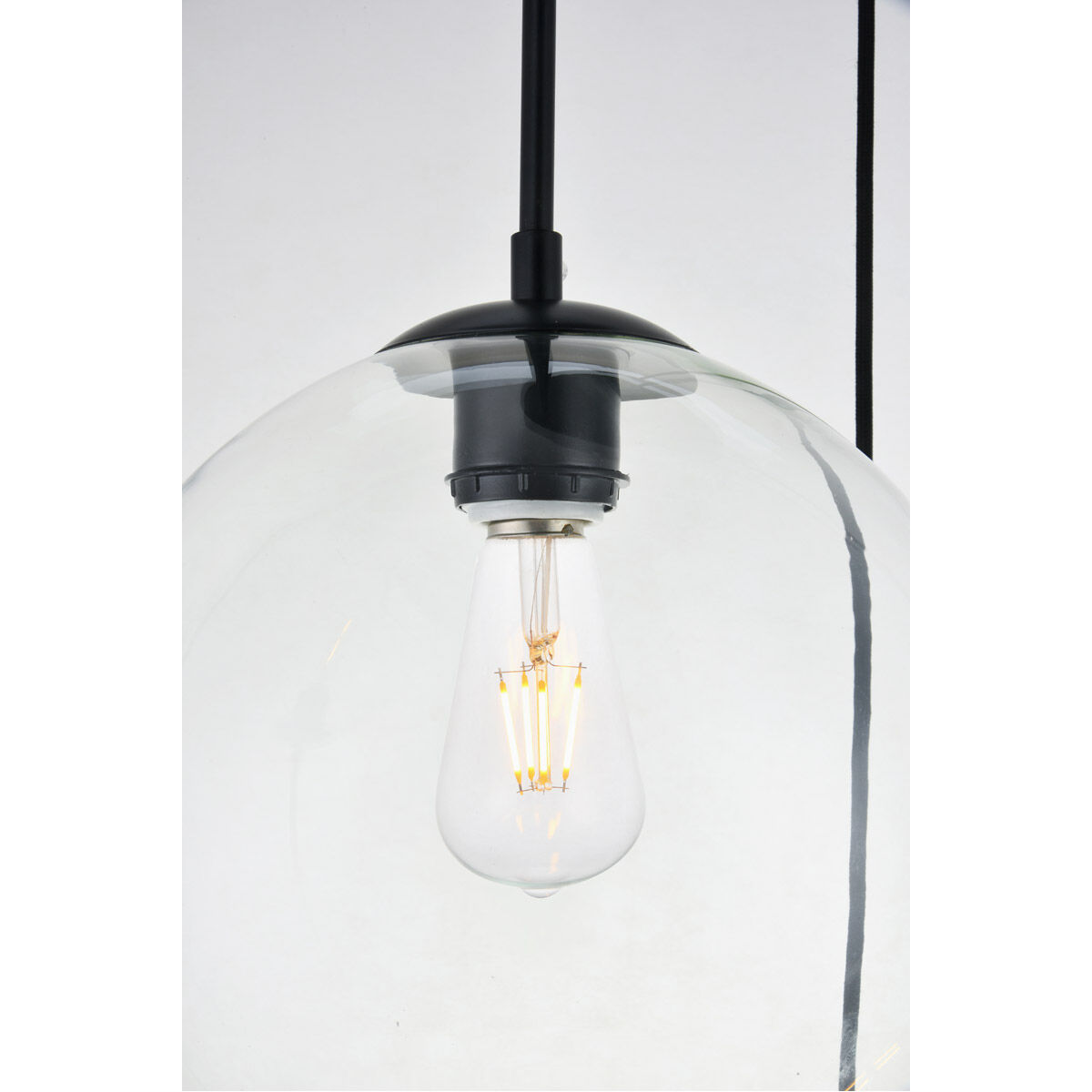 Baxter 3 Light 20 inch Black Pendant Ceiling Light