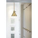 Arti 1 Light 7.75 inch Heritage Brass Indoor Pendant Ceiling Light