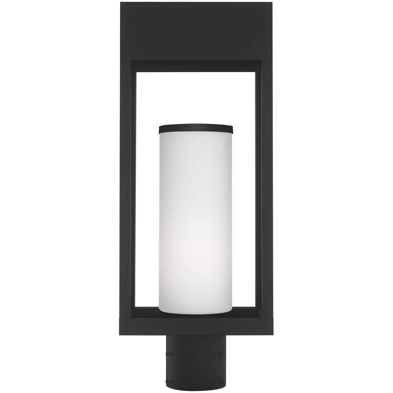 Bleecker 1 Light 20 inch Black Outdoor Post Top Lantern