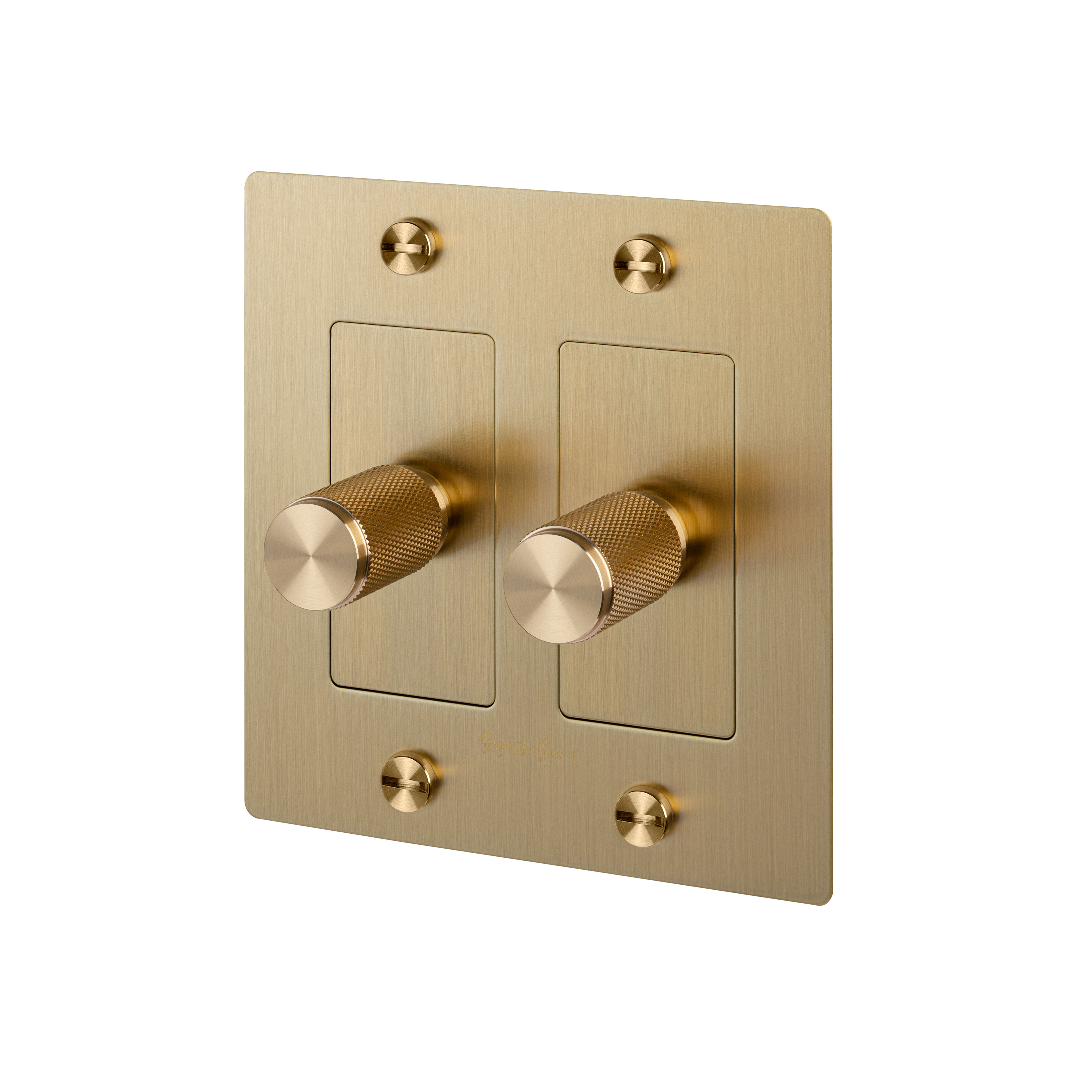 2G 100-120 Brass Dimmer Switch, LED