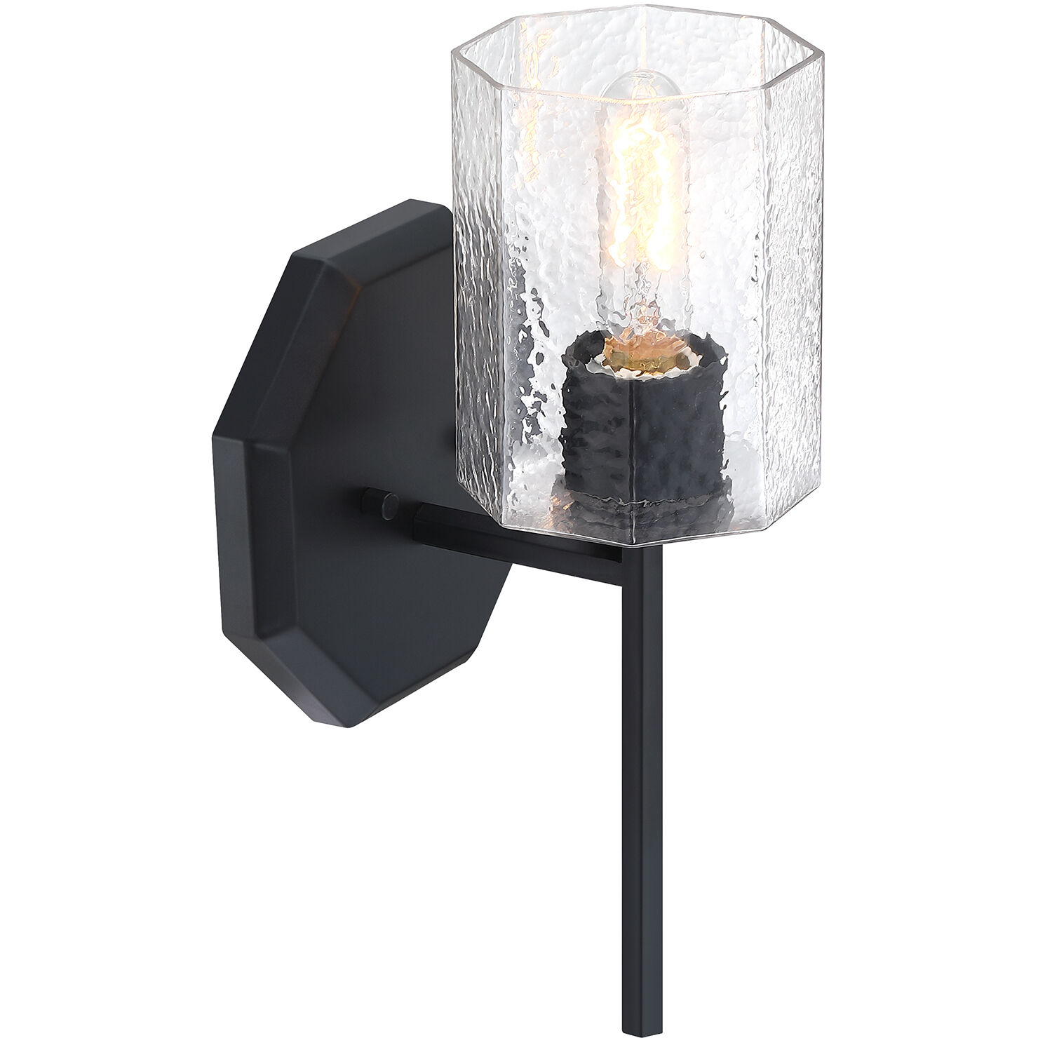Haven 1 Light 7 inch Matte Black Wall Sconce Wall Light