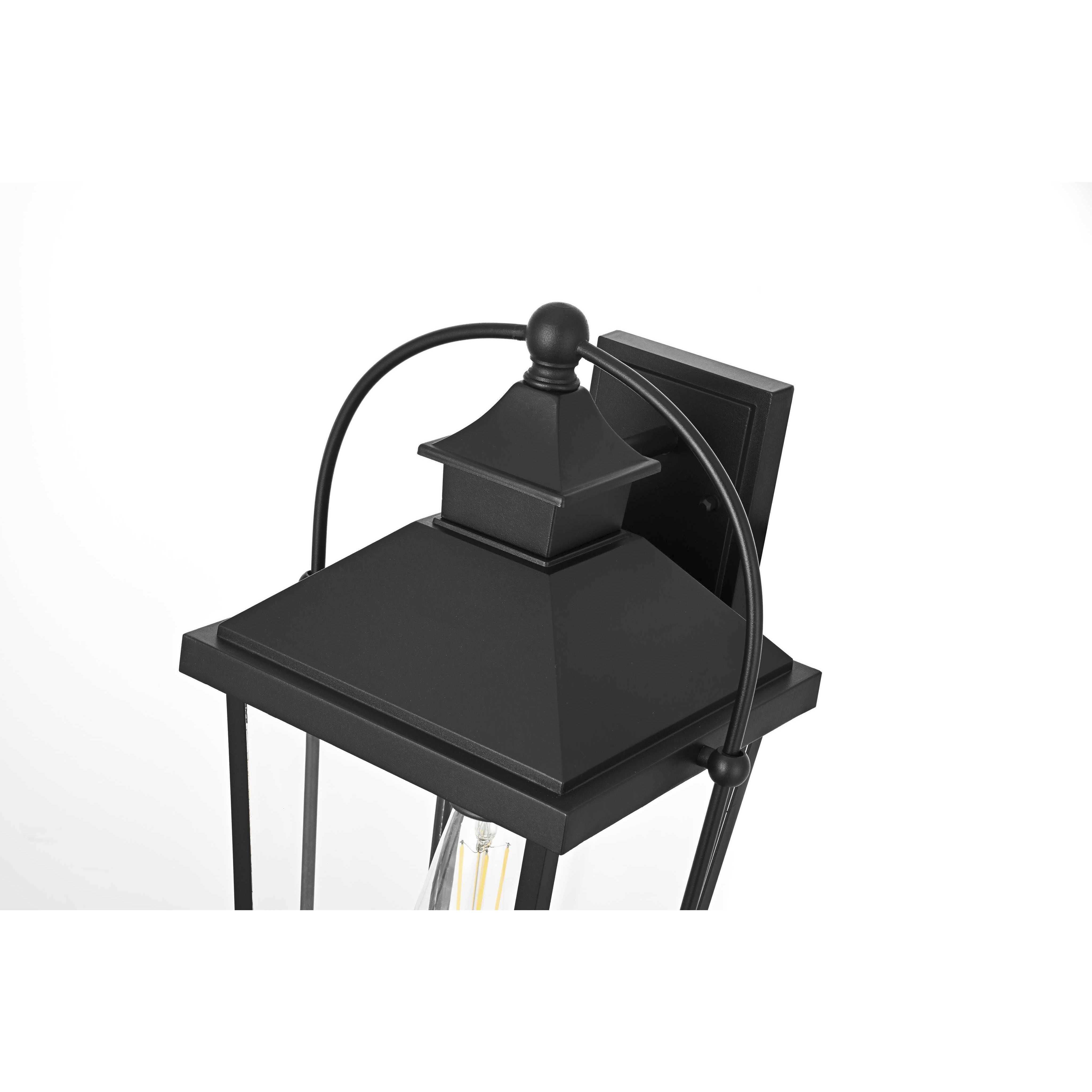 Luz 1 Light 20 inch Black Outdoor Wall Sconce