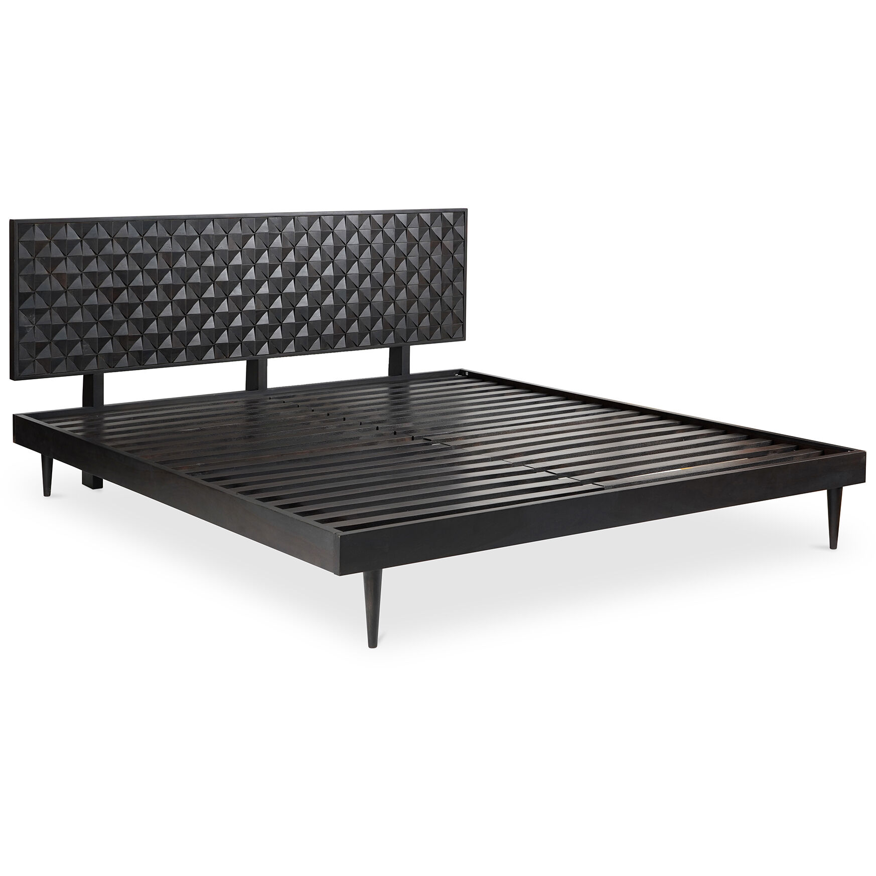 Pablo Black Bed, Queen