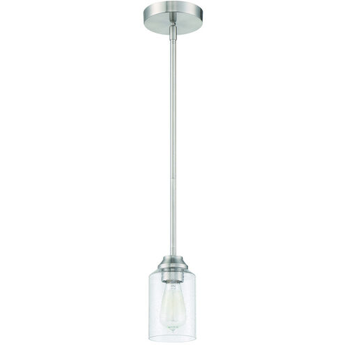Neighborhood Chicago 1 Light 5 inch Brushed Polished Nickel Mini Pendant Ceiling Light
