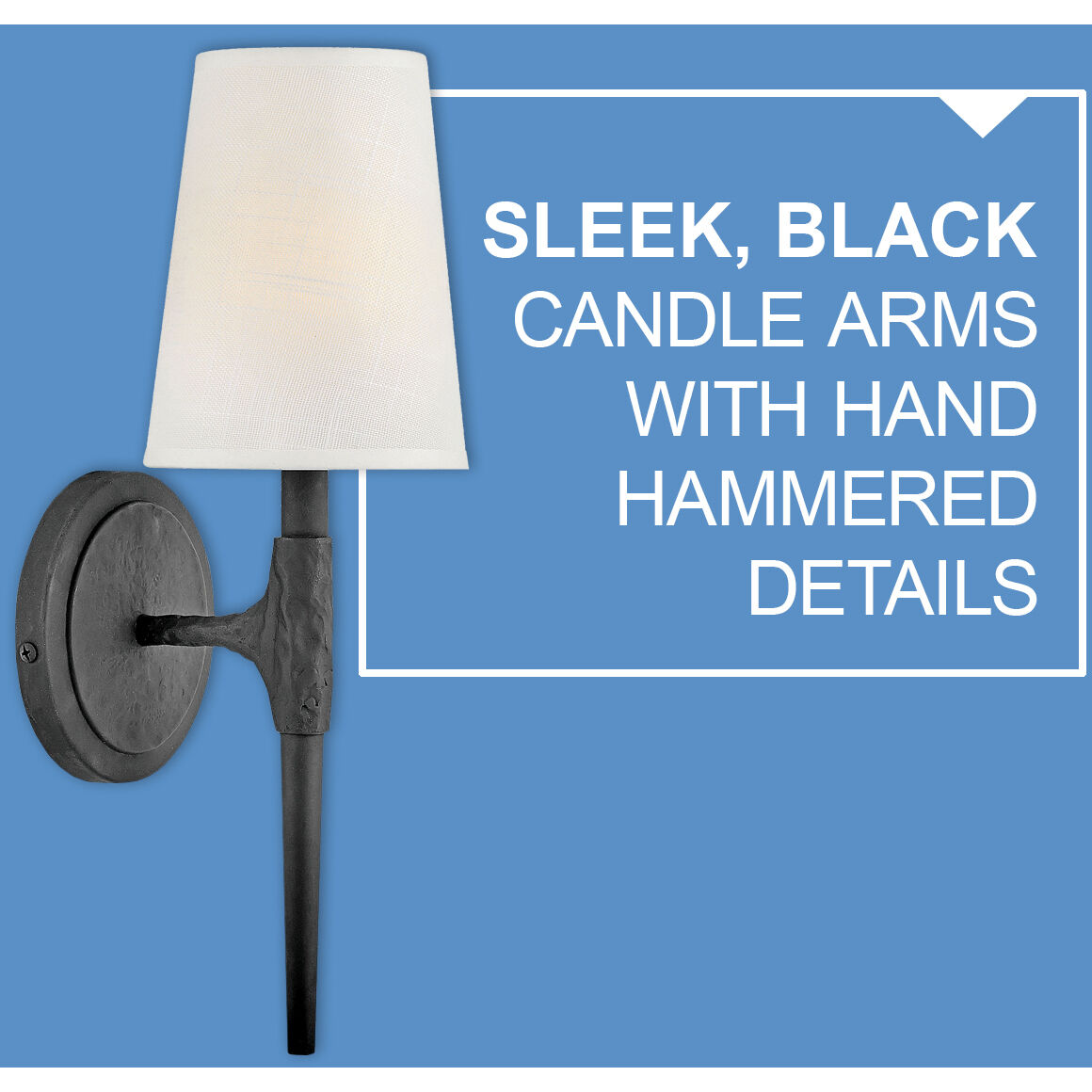 Beaumont 1 Light 5 inch Black Indoor Wall Sconce Wall Light
