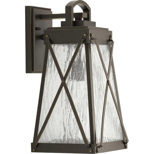 Lorraine 1 Light 16 inch Antique Bronze Outdoor Wall Lantern, Medium, Design Series