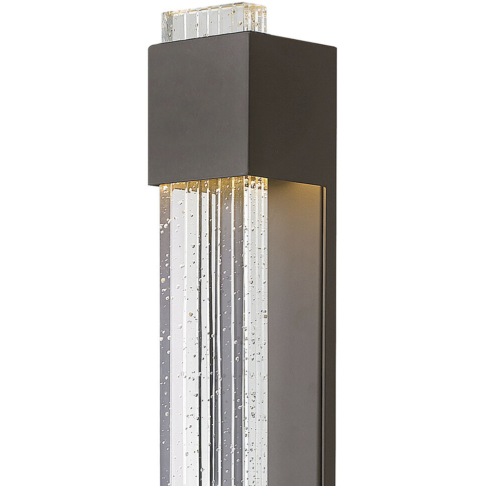 Glacier LED 28 inch Bronze Outdoor Wall Mount Lantern, Large