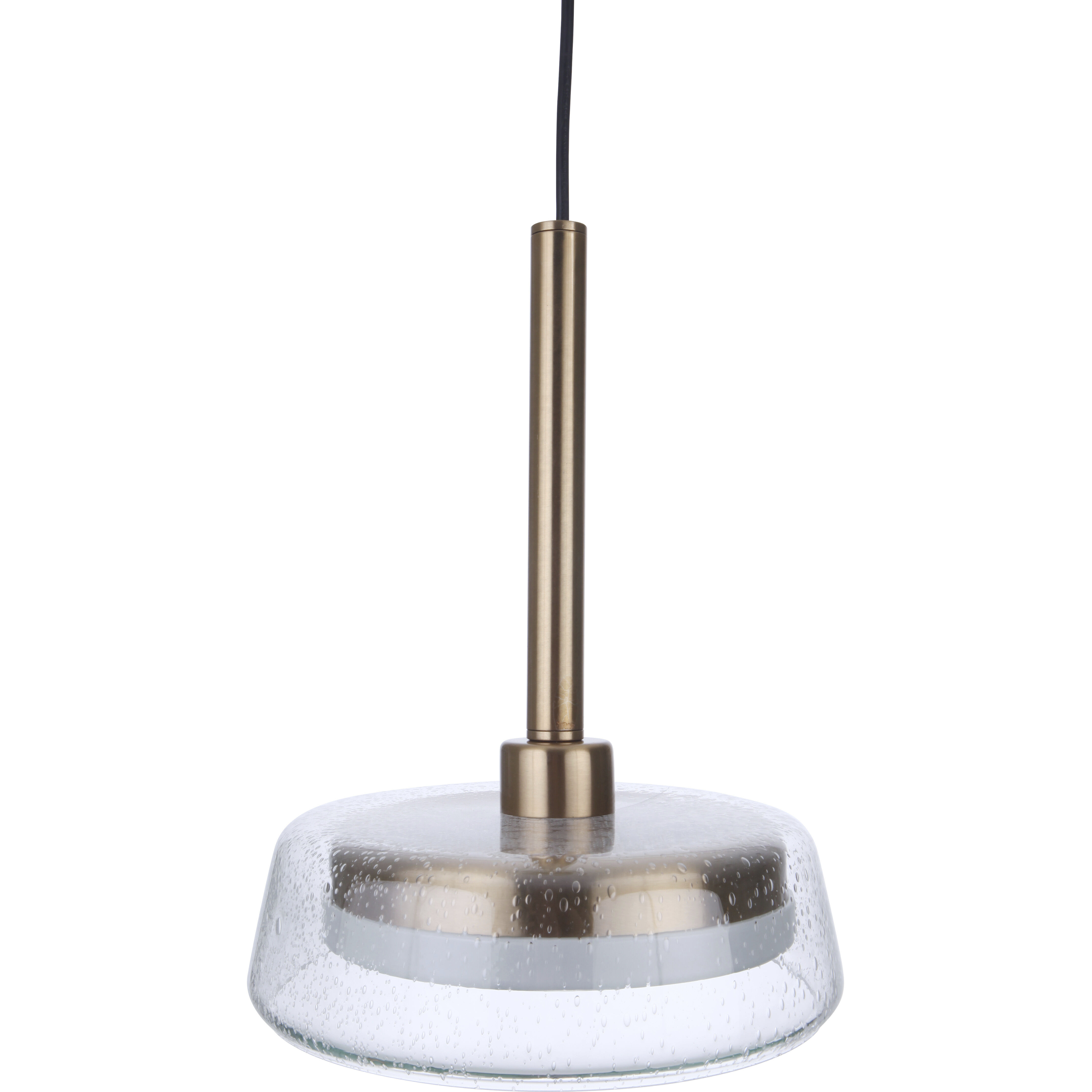Centric LED 10 inch Satin Brass Pendant Ceiling Light