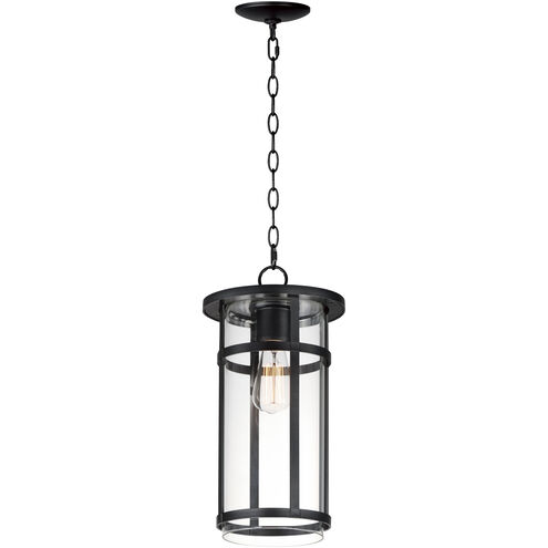 Clyde Vivex 1 Light 9 inch Black Outdoor Pendant