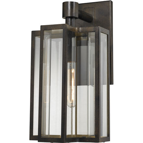 Bianca 1 Light 20 inch Hazelnut Bronze with Clear Outdoor Sconce