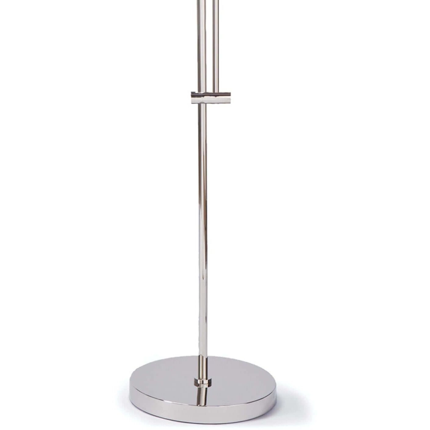 Arc 84 inch 100.00 watt Polished Nickel Floor Lamp Portable Light