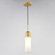 Thalia LED 4.75 inch Antique Gold Mini Pendant Ceiling Light