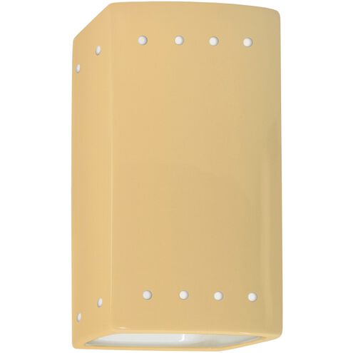 Ambiance 1 Light 5.25 inch Muted Yellow Wall Sconce Wall Light