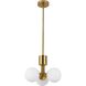 Amanda 3 Light 15 inch Aged Brass Chandelier Ceiling Light