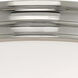 Galen 3 Light 14 inch Polished Nickel Flush Mount Ceiling Light