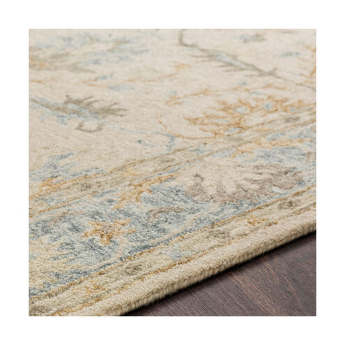 Panipat 36 X 24 inch Pale Blue Rug in 2 x 3, Rectangle