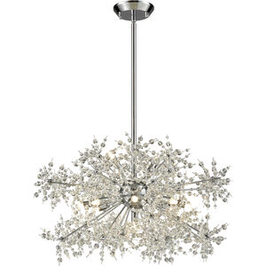 Snowburst 11 Light 28 inch Polished Chrome Chandelier Ceiling Light