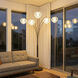 Bloom 90 inch 14 watt Black Nickel Arc Floor Lamp Portable Light
