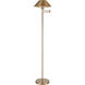 Arcadia 63 inch 60.00 watt Aged Brass Floor Lamp Portable Light