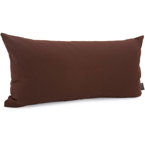 Seascape 22 inch Seascape Chocolate Outdoor Pillow