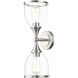 Ashridge 2 Light 6.5 inch Brushed Nickel Vanity Wall Sconce Wall Light