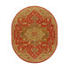 Caesar 120 X 96 inch Rust/Tan/Camel/Medium Gray Rugs, Wool