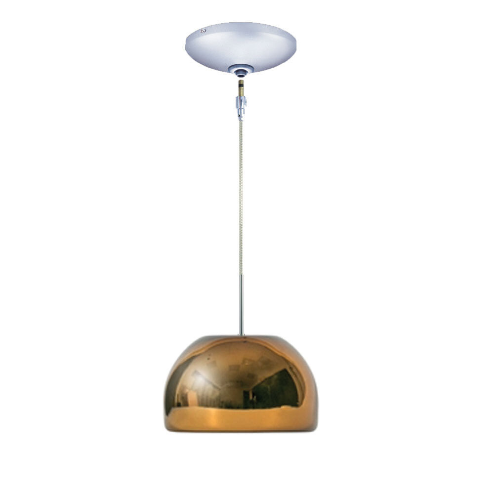 Envisage VI 1 Light 6 inch Chrome Mini Pendant Ceiling Light in Chocolate
