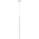 Forest LED 4.75 inch Matte White Pendant Ceiling Light in 1, 3, Matt white Steel