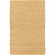 Reeds 36 X 24 inch Saffron, Taupe Rug