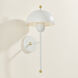 Jojo 1 Light 7.75 inch Aged Brass/Soft White Wall Sconce Wall Light