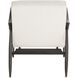 Oscar Dark Brown and Cream Arm Chair