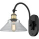 Ballston Orwell LED 8 inch Black Antique Brass Sconce Wall Light