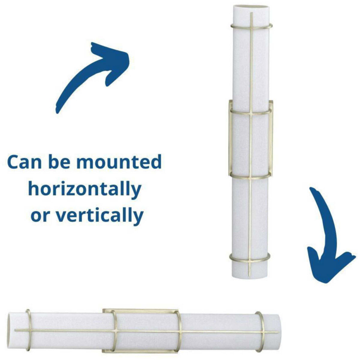 Grid LED LED 30 inch Silver Ridge Linear Bath Vanity Wall Light, Progress LED