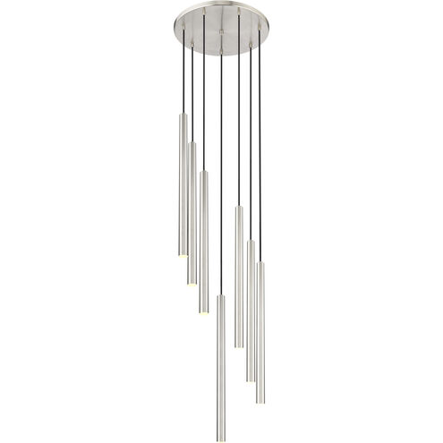 Forest LED 18 inch Brushed Nickel Chandelier Ceiling Light