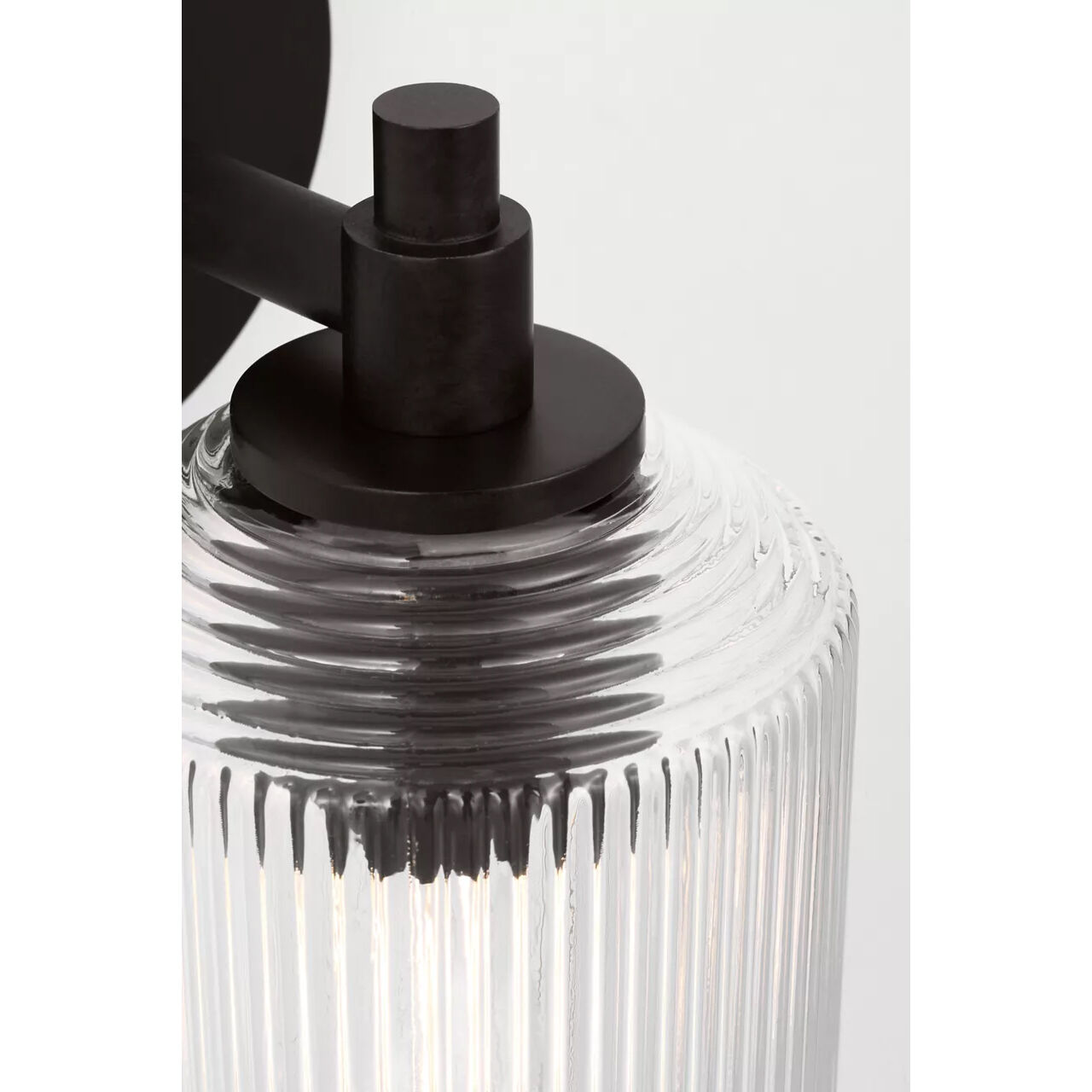 C&M by Chapman & Myers Barstow 1 Light 4.5 inch Aged Iron Bath Vanity Wall Light